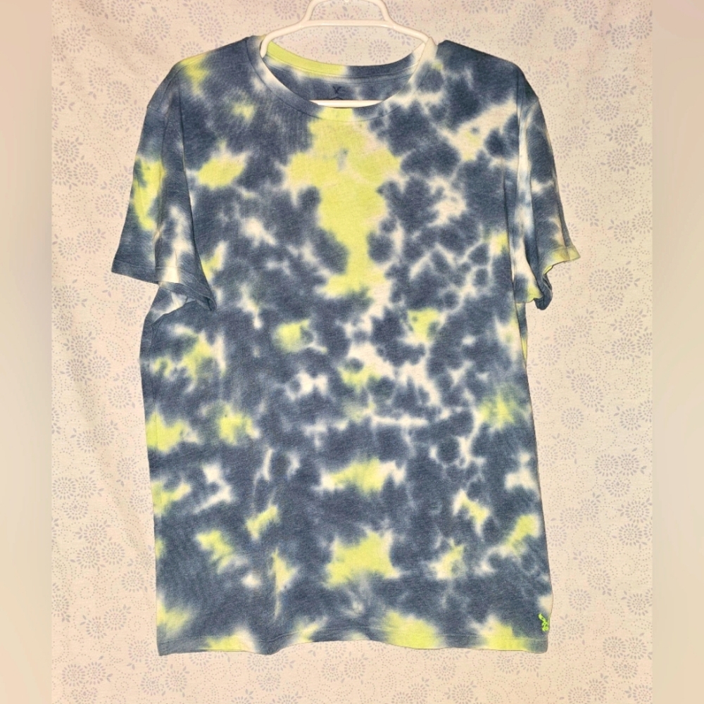 ✨️ American Eagle Outfitters Men's Tie-Dye T-Shirt ~ Large/ Blue-Green